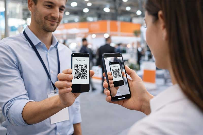 QR scan interaction